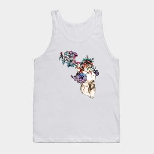 Blooming Skull Tank Top